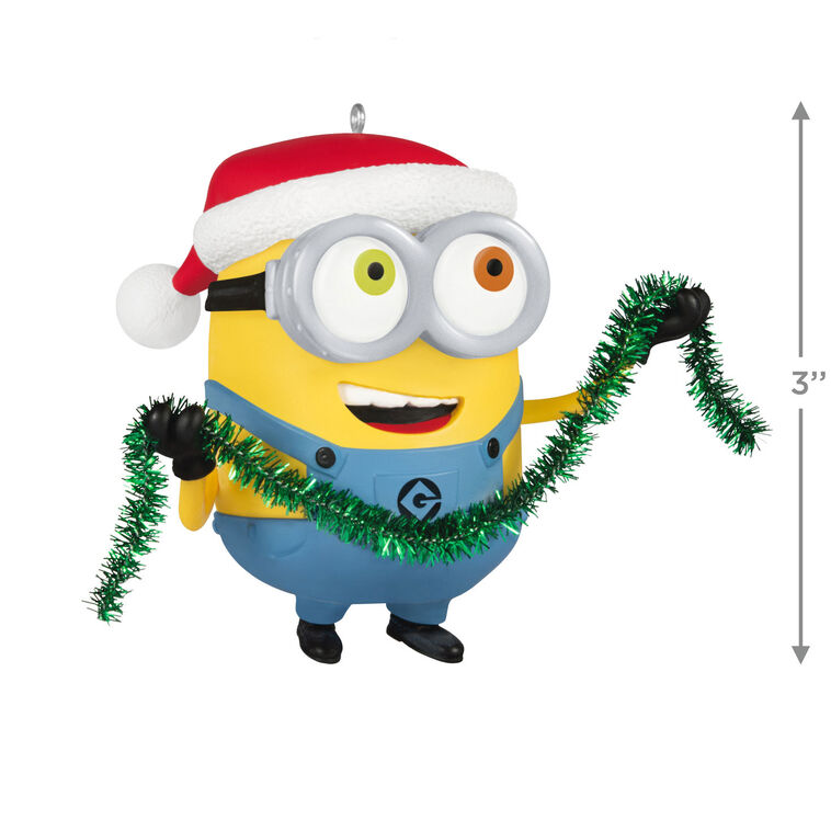 Hallmark Keepsake Minions Bob Trims the Tree Ornament With Sound