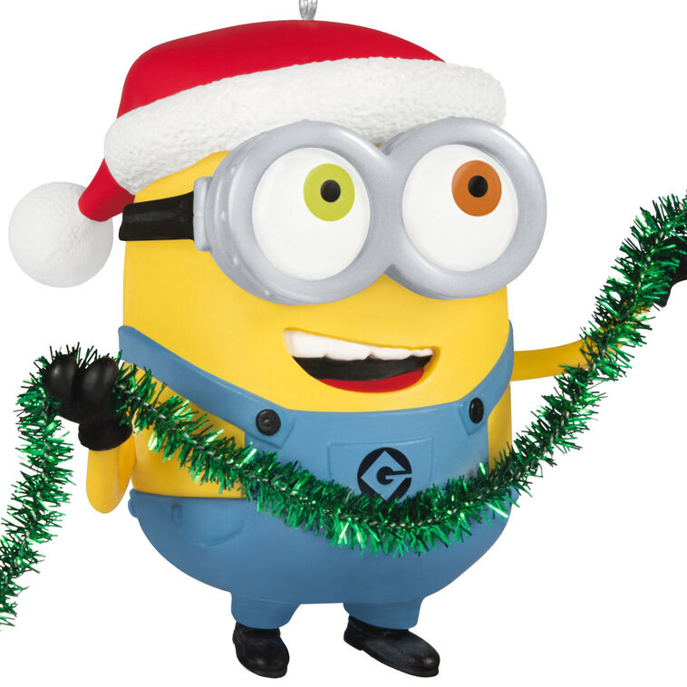 Hallmark Keepsake Minions Bob Trims the Tree Ornament With Sound