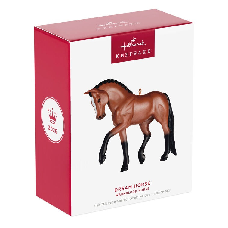 Warmblood Dream Horse Hallmark Ornament