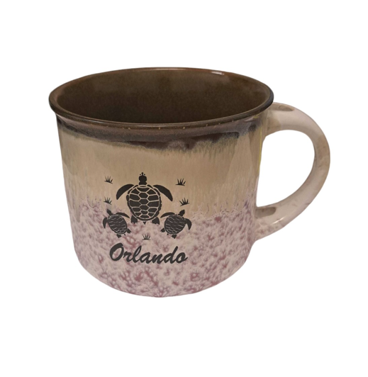 16 Oz Ceramic Glazed Orlando Spoon Mugs