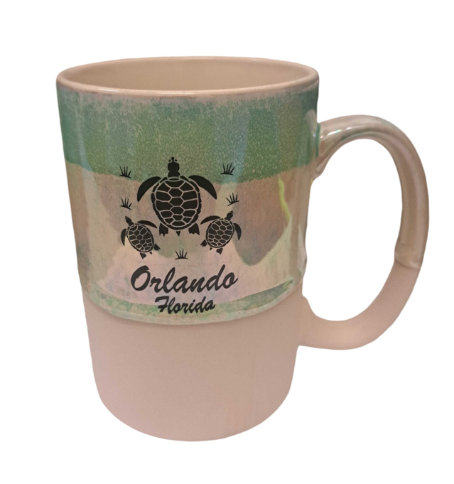 14 Oz Glazed Ceramic Orlando Florida Mugs