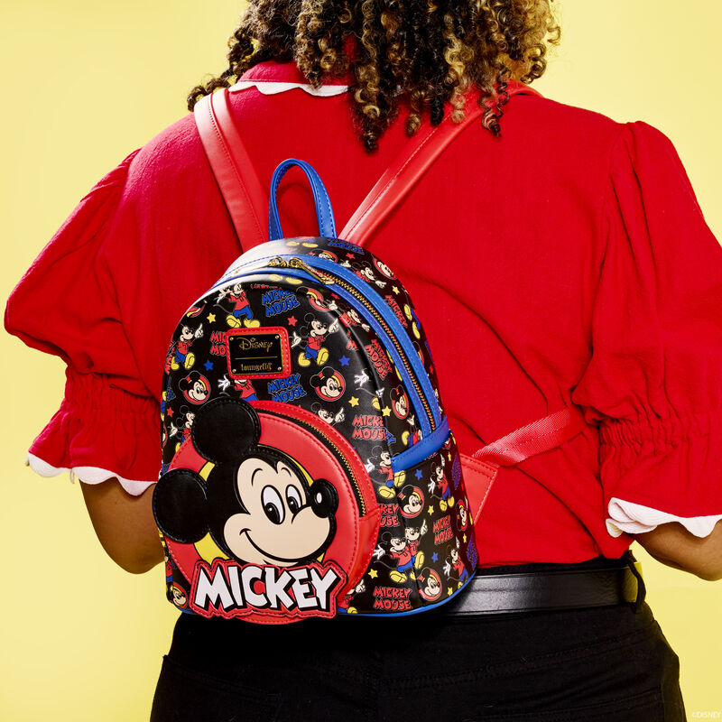 Mickey Mouse Classic All-Over Print Mini Backpack