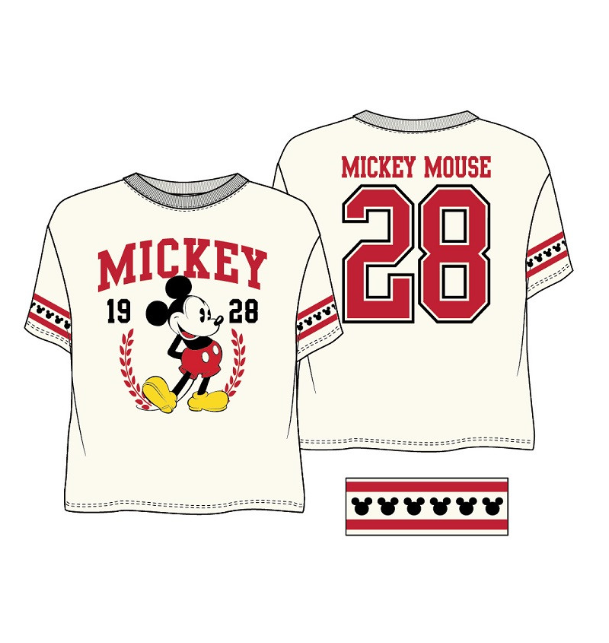 Disney Junior Mickey Athletic Hockey Tee Ivory