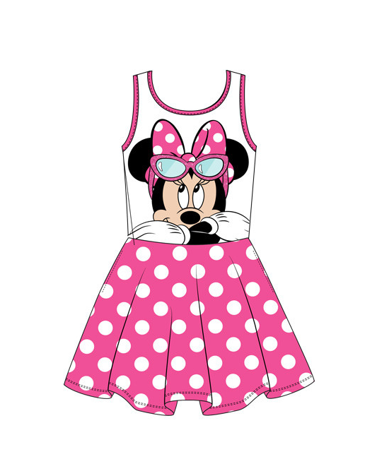 Disney Youth Girl Its Minnie Tank Dress Fuchsia Petal