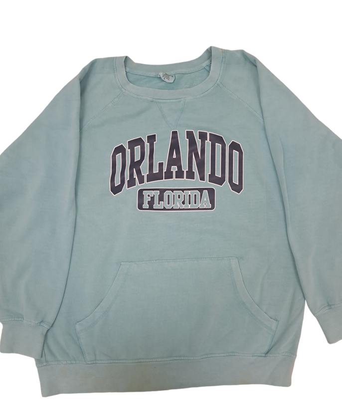 Chalky Mint Sweatshirt Close Out Clothes