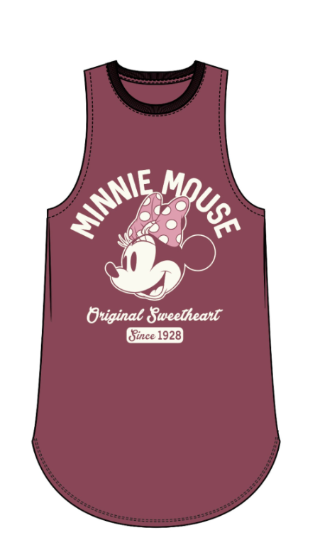Disney Junior Tank Top Minnie Original Sweetheart Rosy
