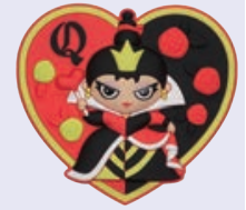 Villains Soft Touch Magnet - Queen of Hearts