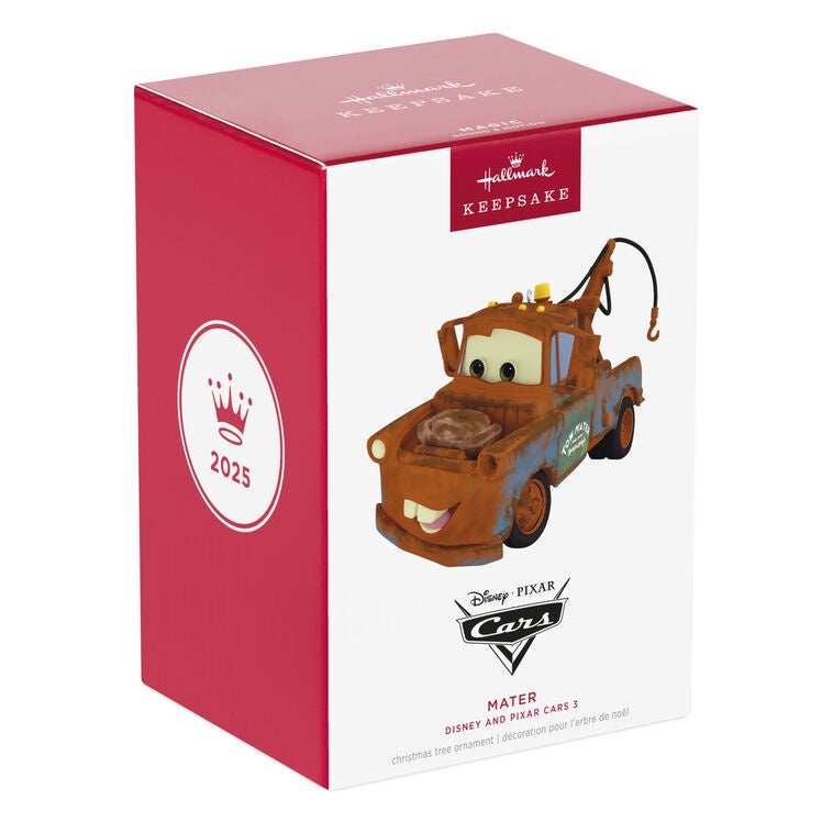 Hallmark Keepsake Christmas Ornament 2025, Disney/Pixar Cars Mater with Sound and Motion