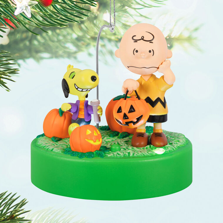 Hallmark Keepsake Halloween Ornament 2024, The Peanuts Gang Trick-or-Treating Pals With Light and Sound, Gifts for Peanuts Fans