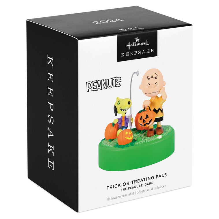 Hallmark Keepsake Halloween Ornament 2024, The Peanuts Gang Trick-or-Treating Pals With Light and Sound, Gifts for Peanuts Fans