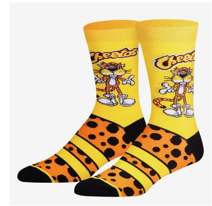 Chester Cheetah Men's Crew Socks