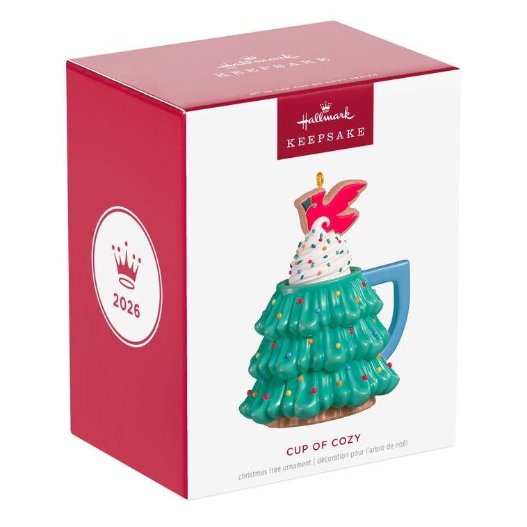 Cup of Cozy Porcelain Hallmark Ornament