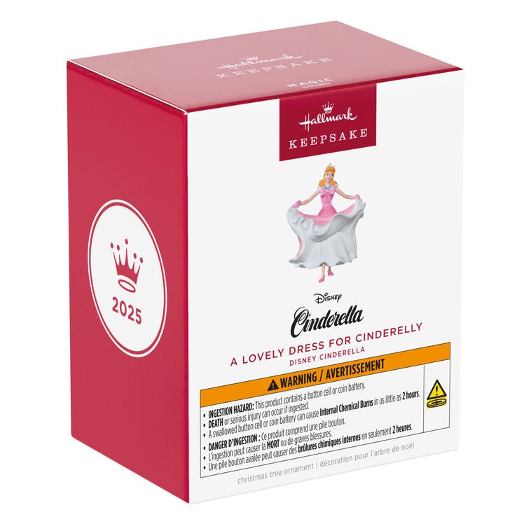 Disney Cinderella A Lovely Dress for Cinderelly Musical Ornament