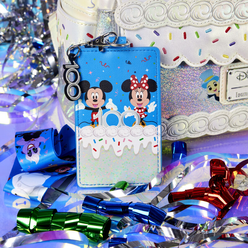 Disney100 Anniversary Celebration Cake Lanyard With Card Holder
