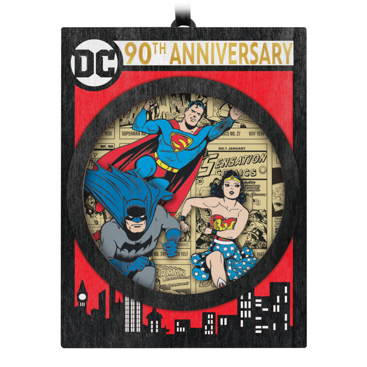 Hallmark  DC Comics™ 90th Anniversary DC Through the Ages Papercraft Ornament