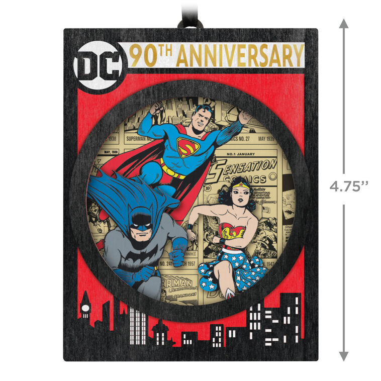 Hallmark  DC Comics™ 90th Anniversary DC Through the Ages Papercraft Ornament