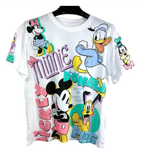 Mickey & Friends Women's Junior "Boyfriend" T-Shirt