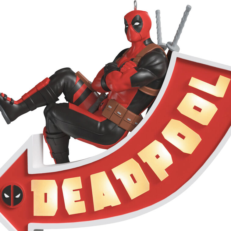 Marvel Deadpool It's a Sign! Ornament With Light