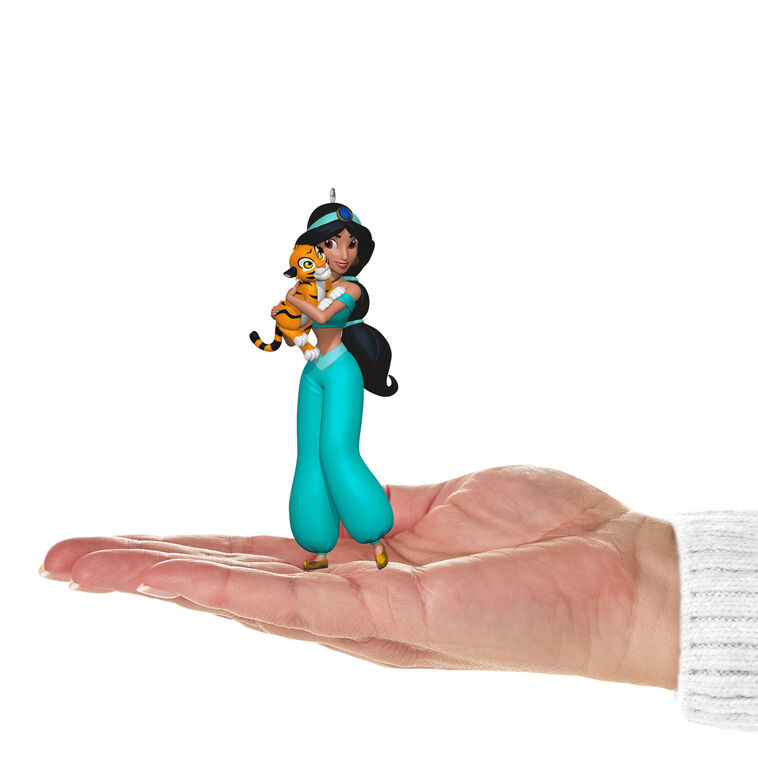 Hallmark Keepsake Christmas Ornament 2024, Disney Aladdin Jasmine and Rajah, Gifts for Disney Fans