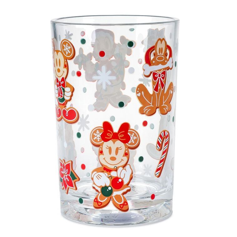 Disney Mickey and Friends Gingerbread Collectible Drinking Glass, 13.5 oz.
