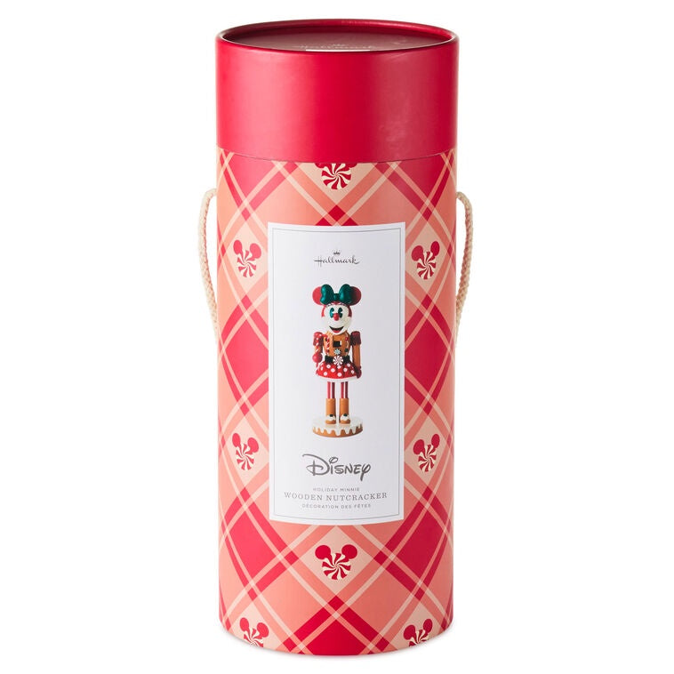 Disney Minnie Mouse Gingerbread Nutcracker Figurine, 12.2