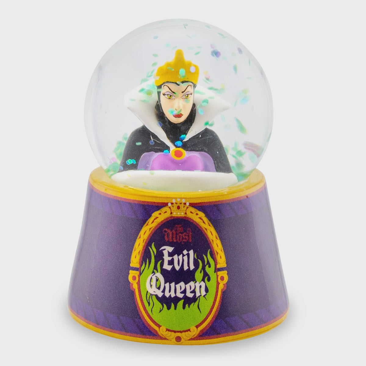 Loungefly Disney Snow White & The 7 Dwarfs Evil Queen Snow Globe Sequin NWT​ Loungefly Snow White Evil Queen Snow Globe Sequin Mini  main image 4