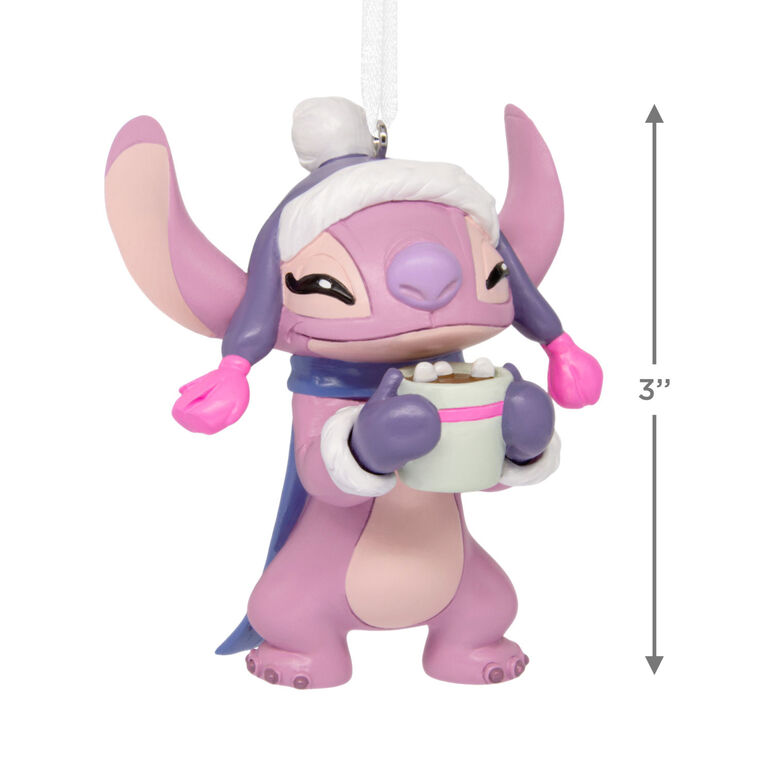 Disney Stitch Angel With Hot Cocoa Hallmark Ornament