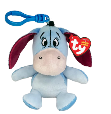 TY Beanie Clip -Disney Eeyore