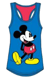 Disney Juniors' Classic Mickey Mouse Pajama Top - Blue