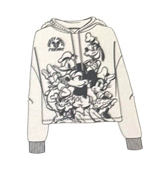 Junior Sensational 6 Ink Group Snowflake Pullover Hoodie