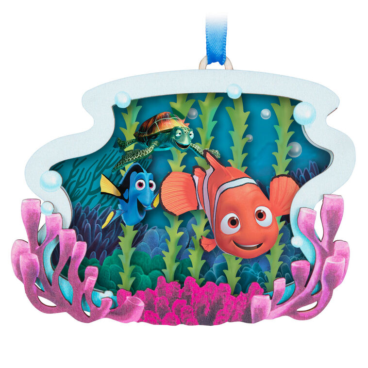 Hallmark Keepsake Christmas Ornament 2024, Disney and Pixar Finding Nemo Totally Unforgettable Friends Papercraft, Gifts for Disney Fans