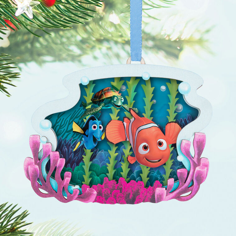 Hallmark Keepsake Christmas Ornament 2024, Disney and Pixar Finding Nemo Totally Unforgettable Friends Papercraft, Gifts for Disney Fans