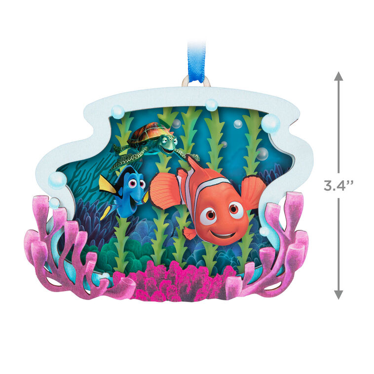 Hallmark Keepsake Christmas Ornament 2024, Disney and Pixar Finding Nemo Totally Unforgettable Friends Papercraft, Gifts for Disney Fans