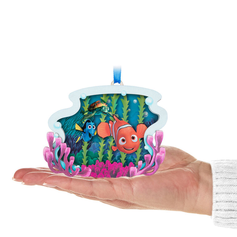 Hallmark Keepsake Christmas Ornament 2024, Disney and Pixar Finding Nemo Totally Unforgettable Friends Papercraft, Gifts for Disney Fans