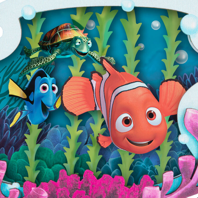 Hallmark Keepsake Christmas Ornament 2024, Disney and Pixar Finding Nemo Totally Unforgettable Friends Papercraft, Gifts for Disney Fans