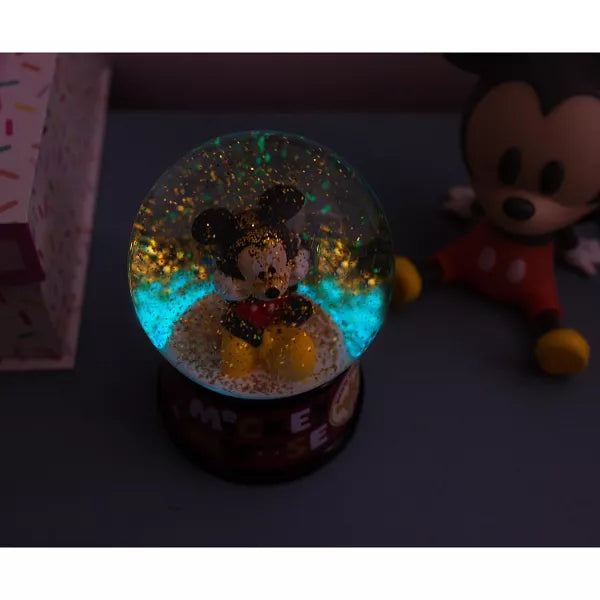 Disney Mickey Mouse Sitting Light-Up Snow Globe 6in