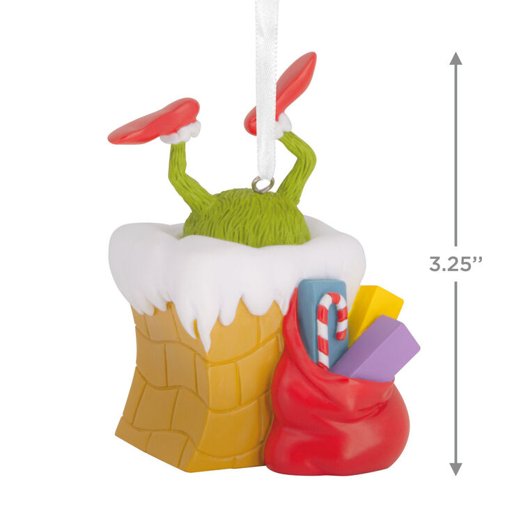 Dr. Seuss's How the Grinch Stole Christmas!™ Grinch in Chimney Hallmark Ornament