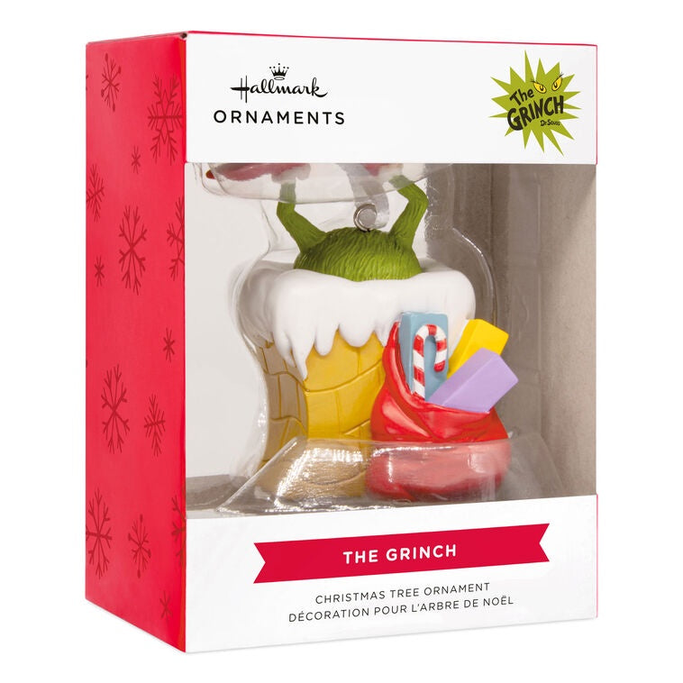 Dr. Seuss's How the Grinch Stole Christmas!™ Grinch in Chimney Hallmark Ornament