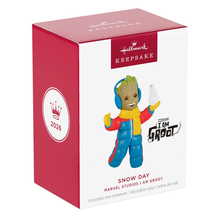 Marvel Studios I Am Groot Snow Day Ornament