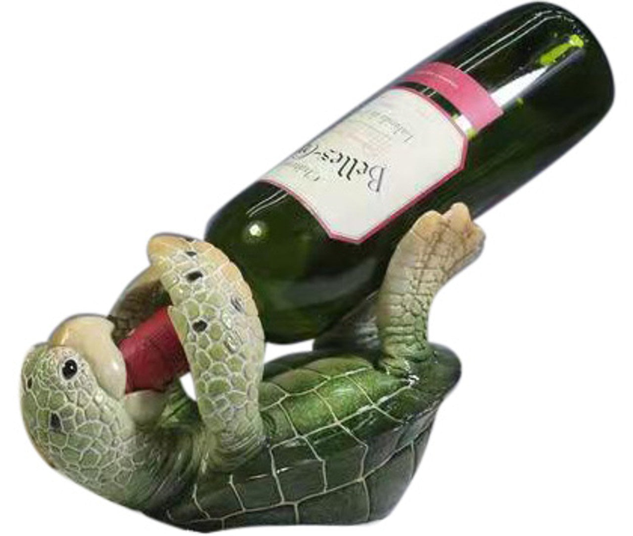 Turtle Green Wine Holder 8"