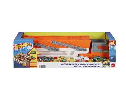 Hot Wheels Mega Hauler 4 Vehicles