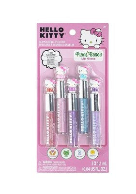 Hello Kitty 5pk Lip Gloss on Card with Figurine Header