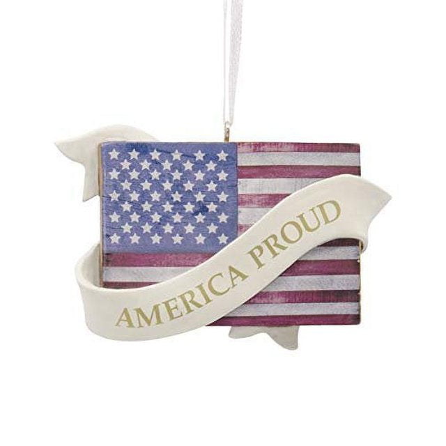 American Flag Proud Hallmark Ornament