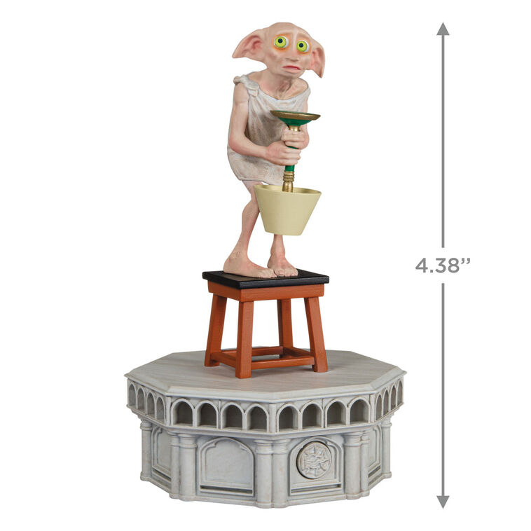 Hallmark Keepsake Christmas Ornament, Harry Potter and the Chamber of Secrets Collection Dobby With Light and Sound, Gifts for Harry Potter Fans