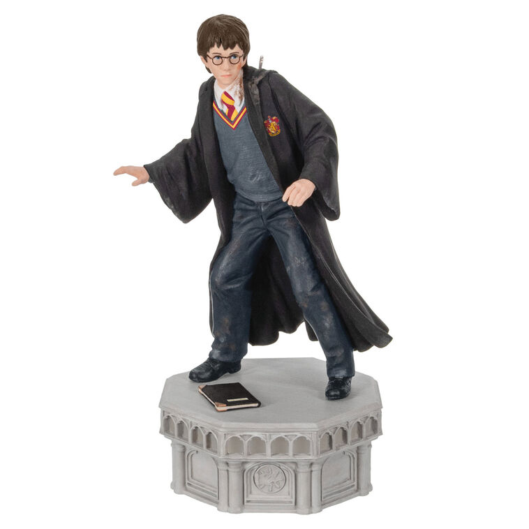 Hallmark Keepsake Christmas Ornament, Harry Potter and the Chamber of Secrets Collection Harry Potter With Light and Sound, Gifts for Harry Potter Fans