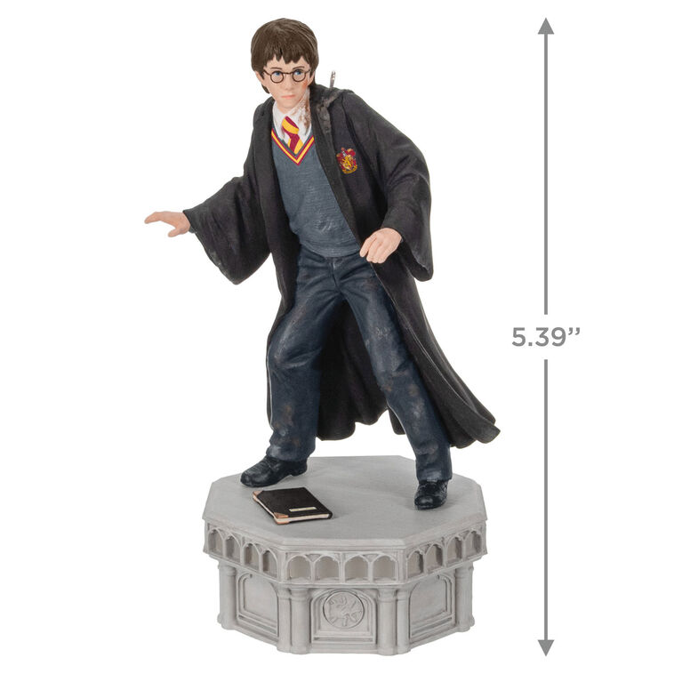 Hallmark Keepsake Christmas Ornament, Harry Potter and the Chamber of Secrets Collection Harry Potter With Light and Sound, Gifts for Harry Potter Fans