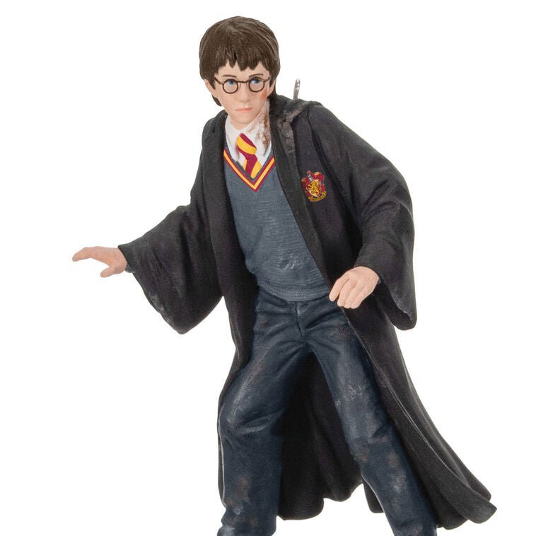 Hallmark Keepsake Christmas Ornament, Harry Potter and the Chamber of Secrets Collection Harry Potter With Light and Sound, Gifts for Harry Potter Fans