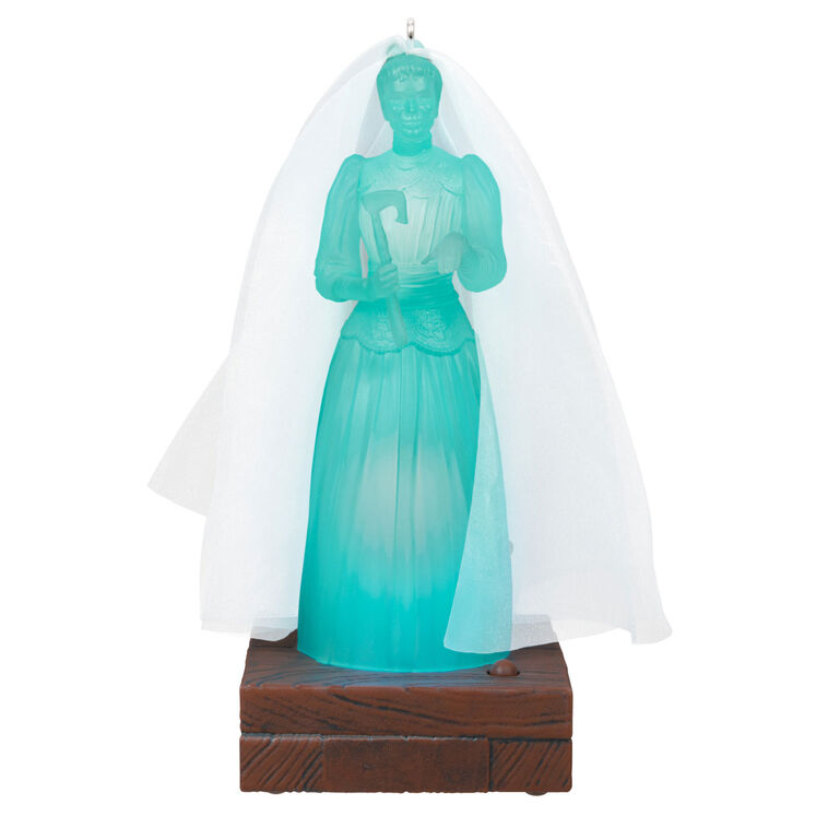 Hallmark Keepsake Christmas Ornament, Disney The Haunted Mansion Collection Constance Hatchaway With Light and Sound, Gifts for Disney Fans