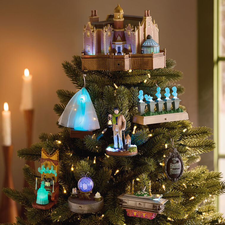 Hallmark Keepsake Christmas Ornament, Disney The Haunted Mansion Collection The Singing Busts With Light and Sound, Gifts for Disney Fans