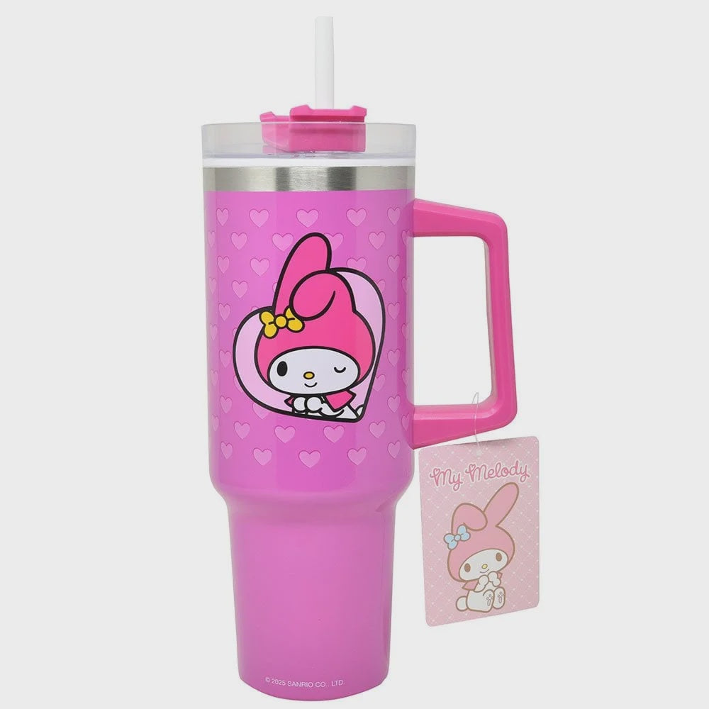 Hello Kitty - My Melody Hearts 40oz Tumbler w/ Handle